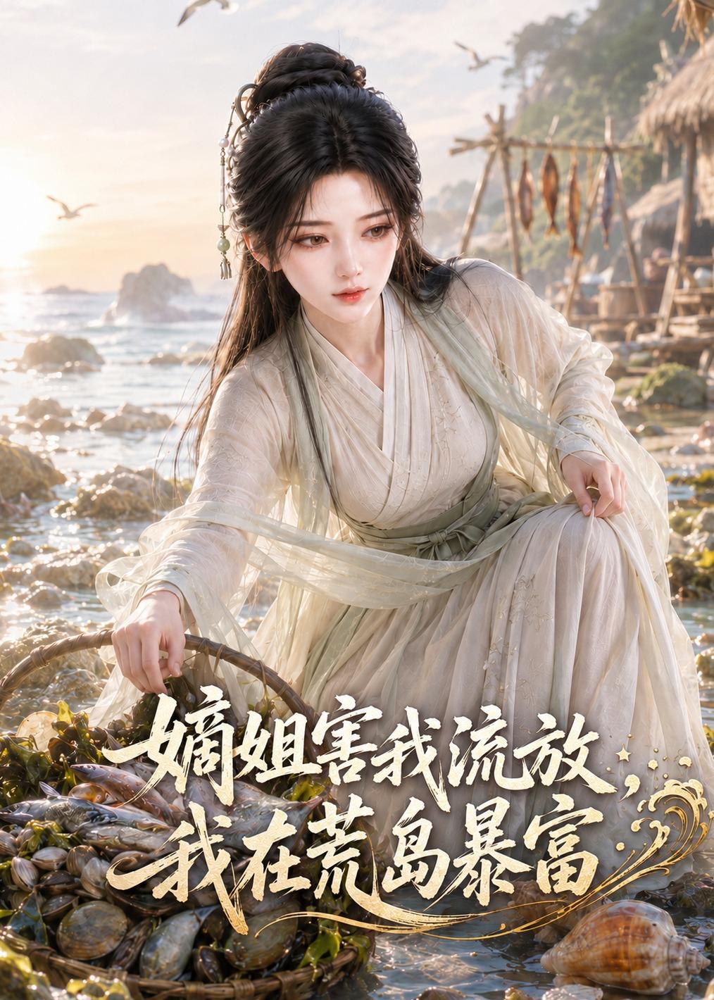 嫡姐害我流放，我在荒岛暴富