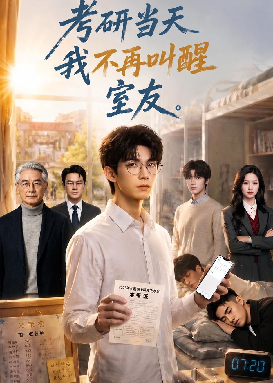考研当天我不再叫醒室友